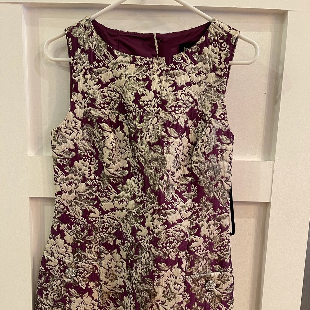Purple & Silver Holiday Dress